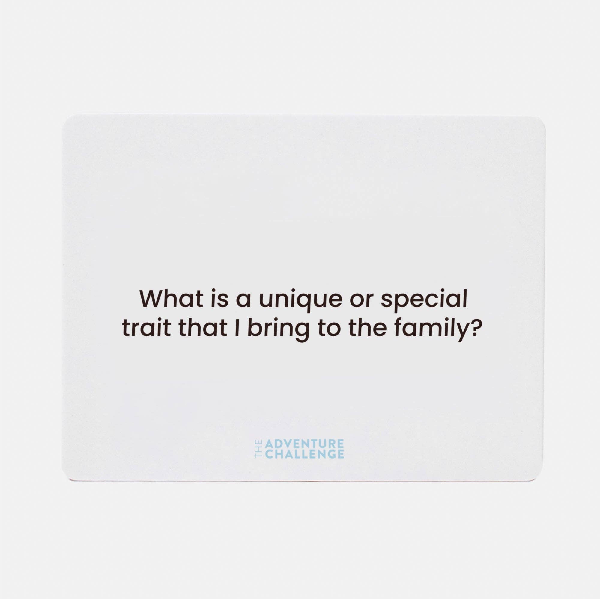 The Adventure Challenge Connection Questions for Families