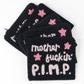 PIMP Beaded Coin Purse, Seed Bead Bag, Makeup Bag