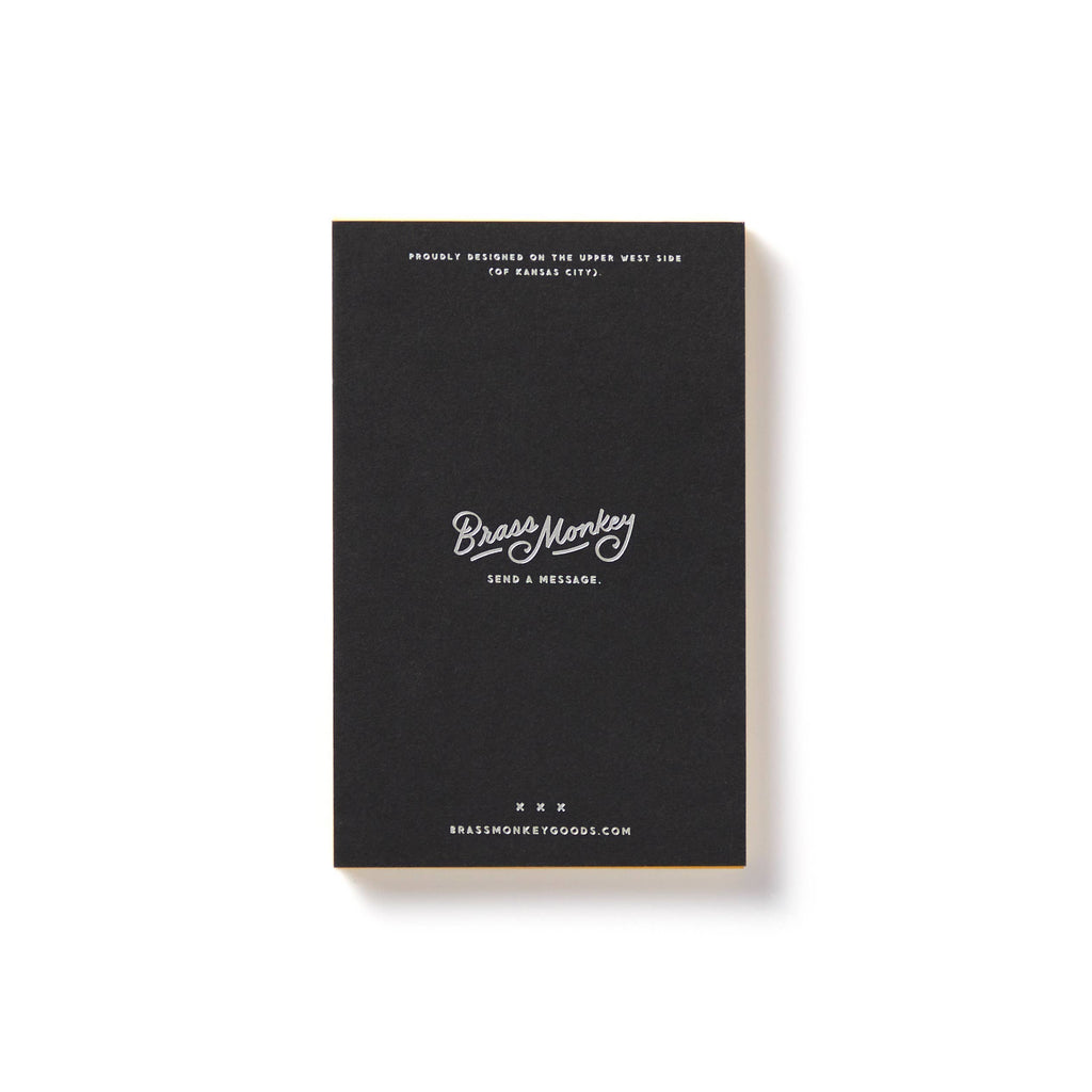 Brass Monkey You Are Welcome Memo Pad
