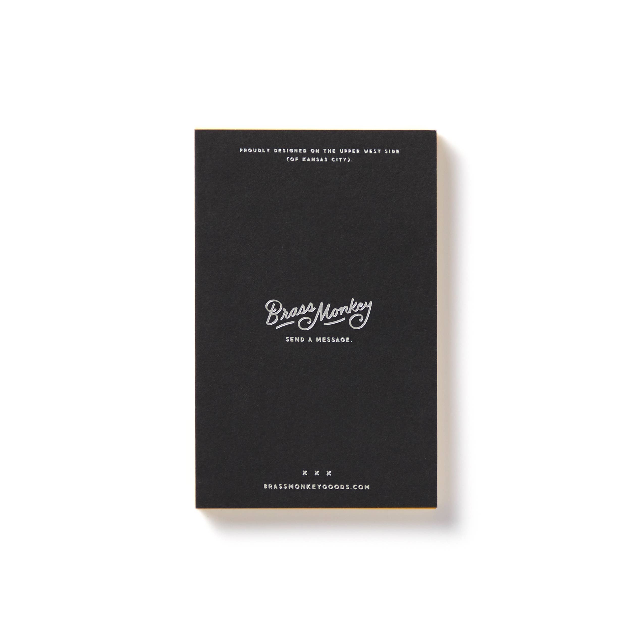 Brass Monkey You Are Welcome Memo Pad
