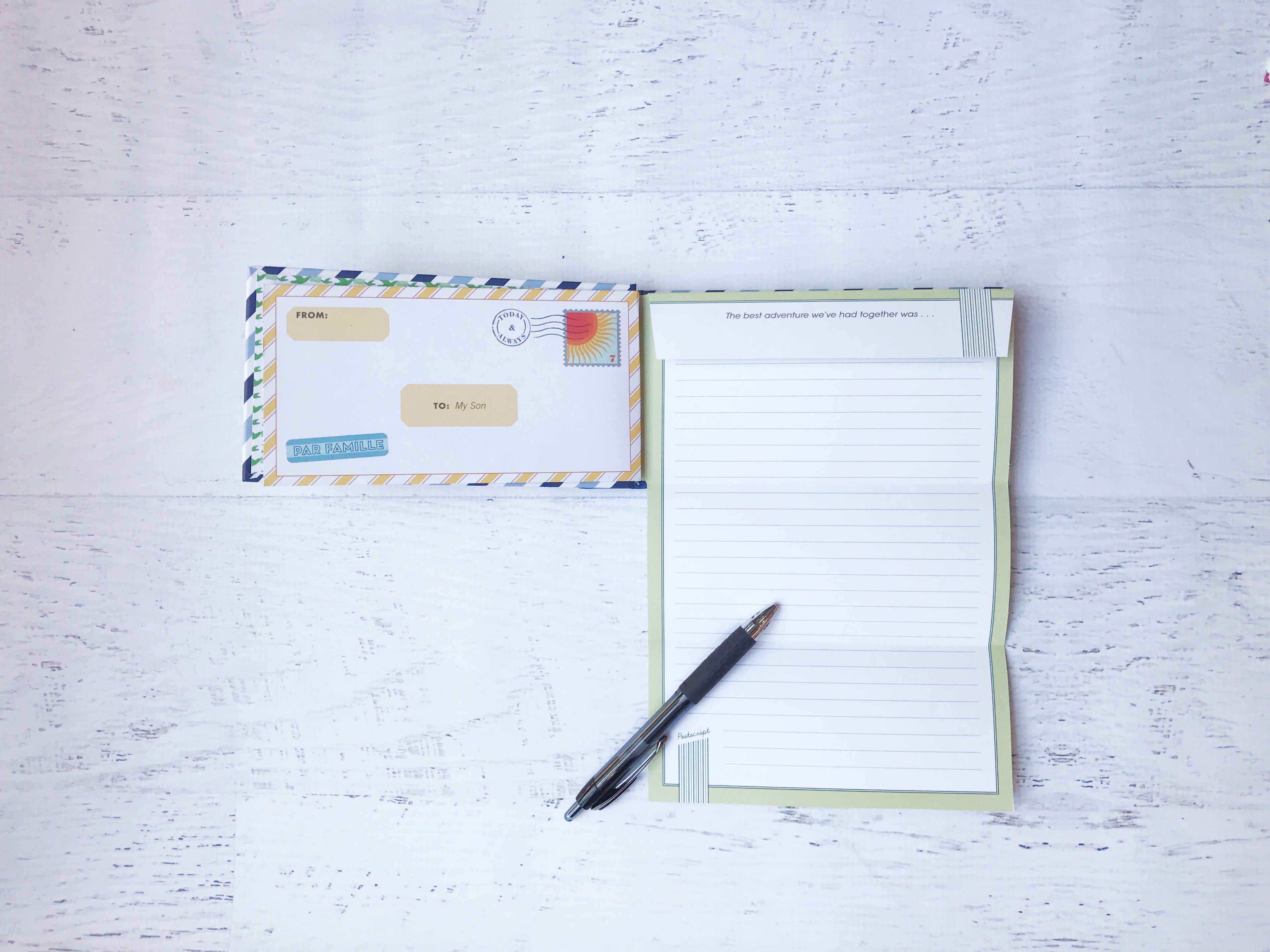 Letters to My Son Keepsake Book | Fill-in-the-Blank Letter Journal | Sentimental Gift for Son | Graduation & Birthday Gift | Memory Book