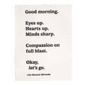 Good Morning (Lin-Manuel Miranda) Handmade Paper Print - 12"x16"