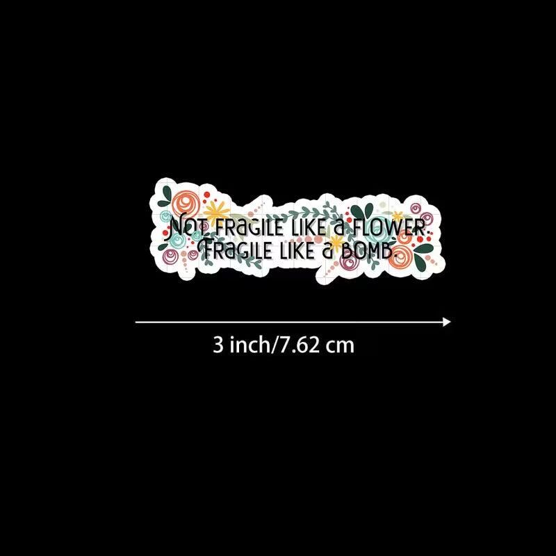 Fragile Like a Bomb Vinyl Sticker