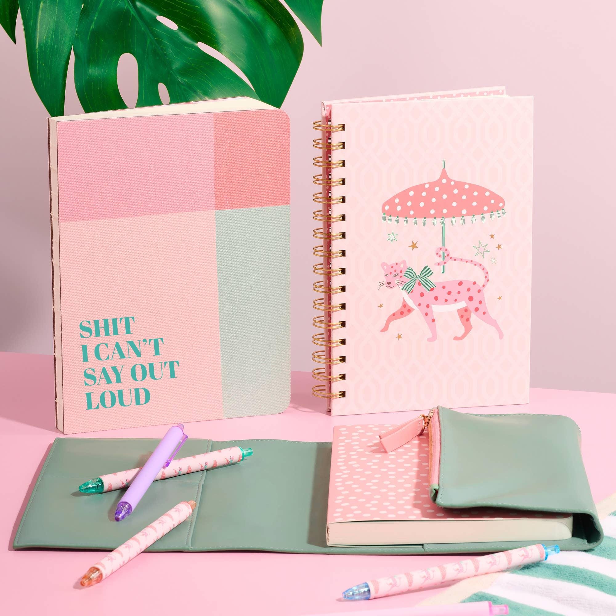 Shit I can't say out loud Journal | Pastel Color Block Medium Deconstructed Journal