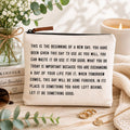 Let It Be Something Good Canvas Zip Bag
