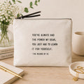 You've Always Had The Power (The Wizard of Oz) Canvas Zip Bag