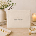 Bibbidi-Bobbidi-Boo Canvas Zip Bag