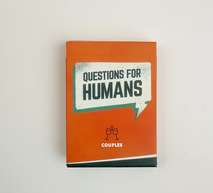 Questions For Humans Couples Conversation Cards | Relationship Card Game | Date Night Questions | Conversation Starter Deck | Couples Gift | Card Game