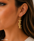 Yee Haw Letter Metal Dangle Earrings | South Western Cowgirl Style